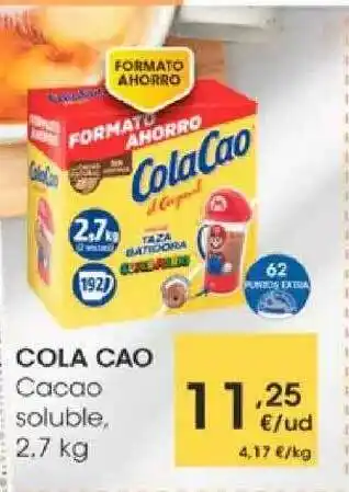 Eroski Coca Cao Cacao Soluble 2,7kg oferta