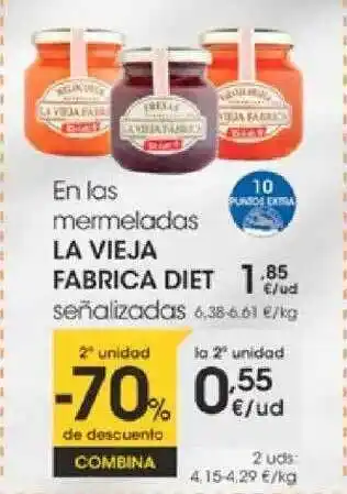Eroski En Las Mermeladas La Vieja Fabrica Diet oferta