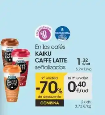 Eroski En Los Cafés Kaiku Caffe Latte oferta