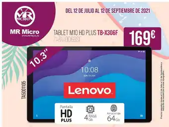 MR Micro Lenovo Tablet M10 HD Plus TB-X306F oferta