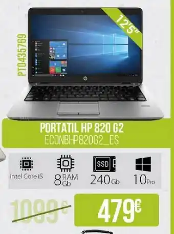 MR Micro Portatil HP 820 G2 Econbhp820g2_es oferta