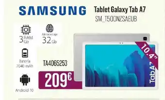 MR Micro Samsung Tablet Galaxy Tab A7 SM_T500NZSAEUB oferta