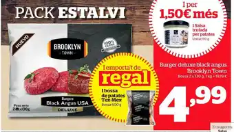 La Sirena Burger Deluxe Black Angus Brooklyn Town 2 x 130g oferta