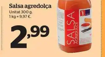 La Sirena Salsa Agredolça 300g oferta