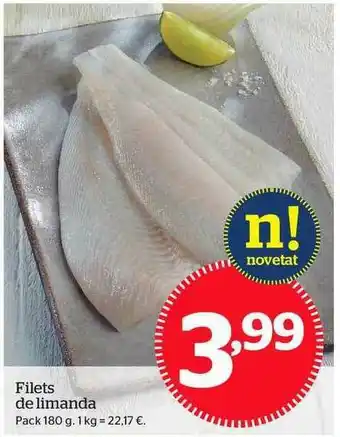 La Sirena Filets De Limanda 180g oferta