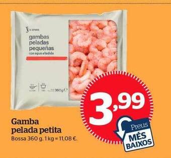 La Sirena Gamba Pelada Petita 360g oferta