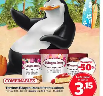 La Sirena Terrines Häagen-Dazs Diferents Sabors 460ml oferta