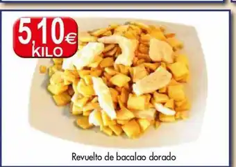 Congelados Copos Revuelto de bacalao dorado oferta