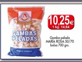 Congelados Copos Gamba pelada maría rosa oferta