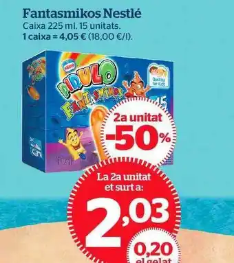 La Sirena Fantasmikos Nestlé 225ml oferta