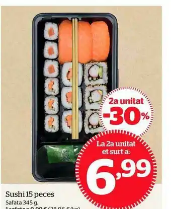 La Sirena Sushi 15 Peces 345g oferta