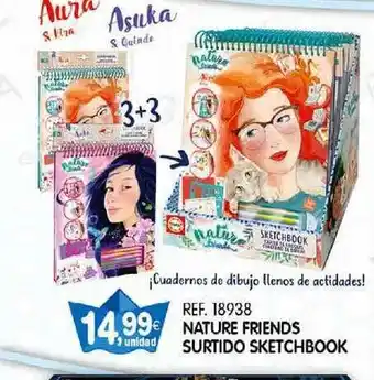 Juguetilandia Nature Friends Surtido Sketchbook oferta