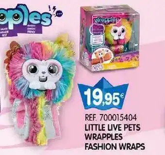 Juguetilandia Little Live Pets Wrapples Fashion Wraps oferta