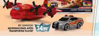 Micromachine Avión Transportem Playset