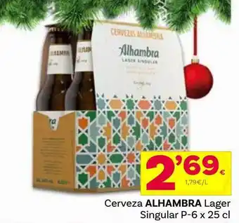 Supermercados Dani Cerveza alhambra lager oferta