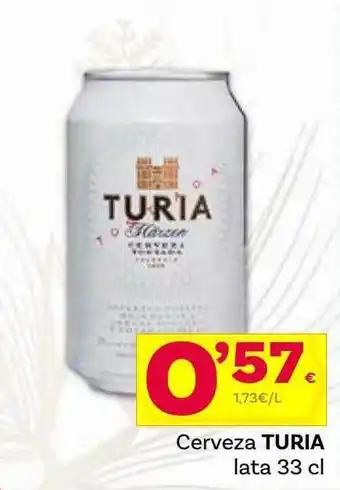Supermercados Dani Cerveza turia oferta
