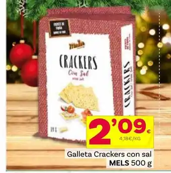 Supermercados Dani Galleta crackers con sal mels oferta