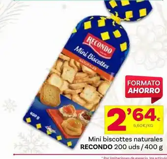 Supermercados Dani Mini biscottes naturales recondo oferta