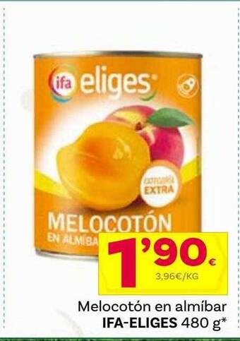 Supermercados Dani Melocotón en almibar ifaeliges oferta