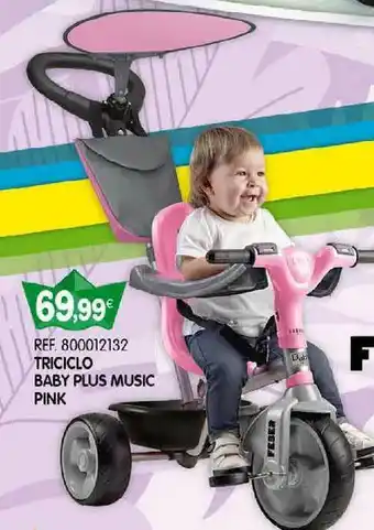 Juguetilandia Triciclo Baby Plus Music Pink oferta
