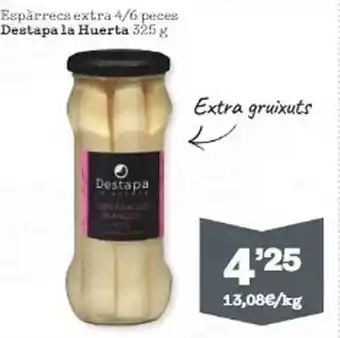 Sorli Espàrrecs extra 4-6 peces destapa la huerta oferta