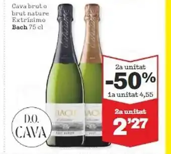 Sorli 2a unitat -50% cava brut u brut nature extrísimo bach oferta