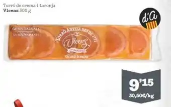Sorli Torró de crema i taronja vicens oferta
