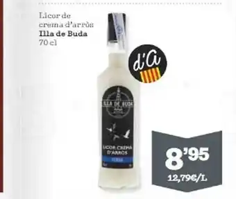 Sorli Licor de crema d'arròs illa de buda oferta