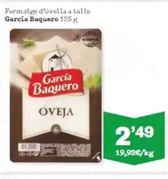 Sorli Formatge d'ovella a talls garcía baquero oferta