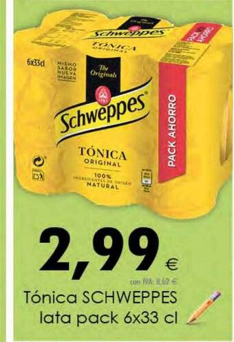 Cash Ifa Tónica schweppes oferta