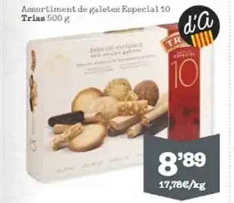 Sorli Assortiment de galetes especial 10 trias oferta