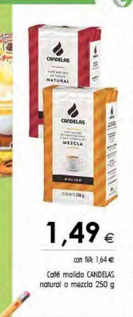 Cash Ifa Café molido candelas natural o mezcla oferta