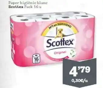 Sorli Papel higiènic blan scottex oferta