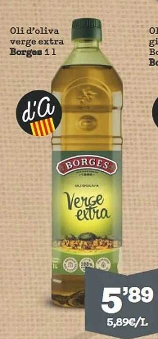 Sorli Oli d'oliva verge extra borges oferta