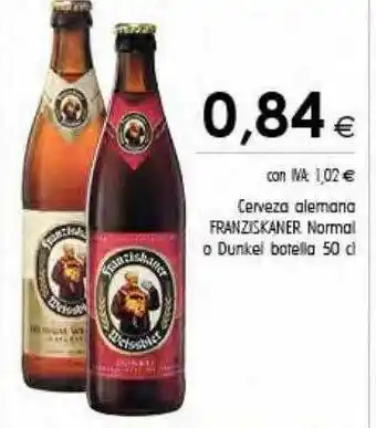 Cash Ifa Cerveza alemana franziskaner normal o dunkel oferta