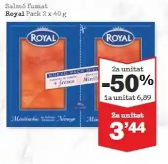 Sorli 2a unidad -50% salmó fumat royal pack 2 oferta