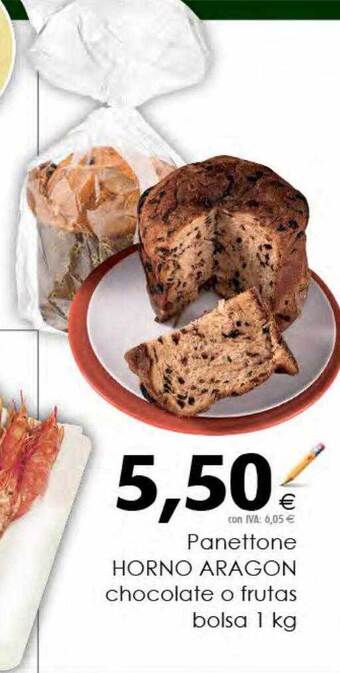 Cash Ifa Panettone horno aragon chocolate o frutas oferta