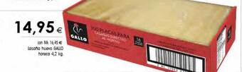 Cash Ifa Lasaña huevo gallo horeca oferta