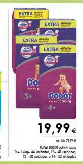 Cash Ifa Pañal dodot activity extra oferta