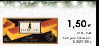 Cash Ifa Turrón yema tostada extra el quijote oferta