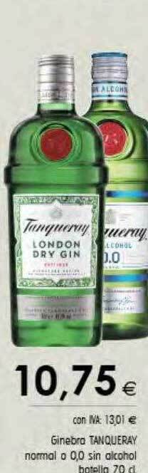 Cash Ifa Ginebra tanqueray normal o 0.0 sin alcohol oferta