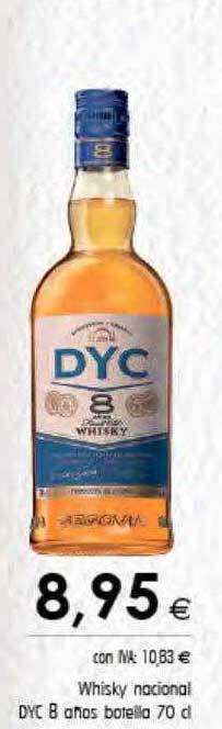 Cash Ifa Whisky nacional dyc 8 años oferta