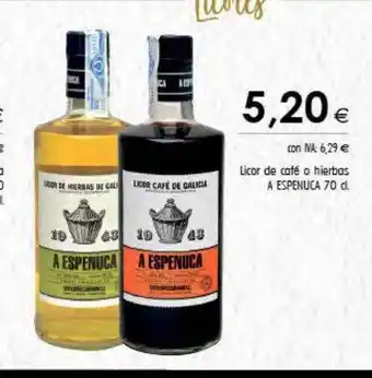 Cash Ifa Licor de café o hierbas a espenuca oferta