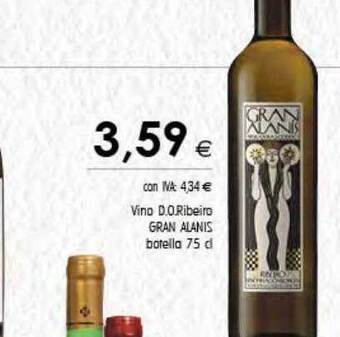 Cash Ifa Vino d.o. ribeiro gran alanis oferta