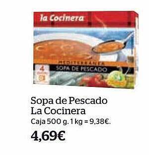 La Sirena Sopa de pescado la cocinera oferta