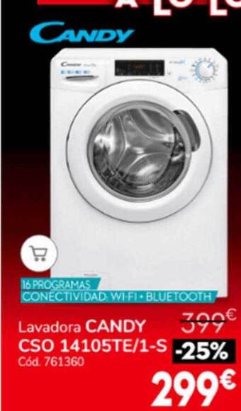 Conforama Lavadora candy cso 14105te-1-s oferta
