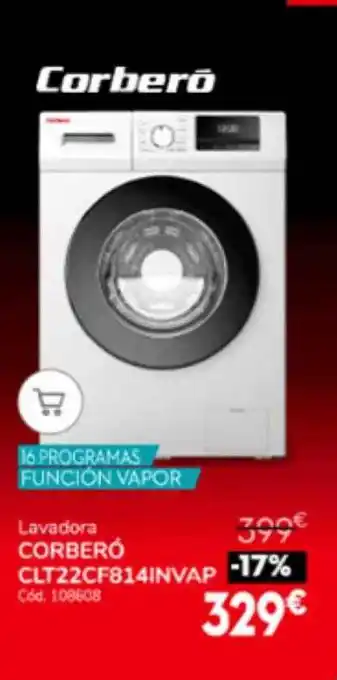 Conforama Lavadora corberó clt22cf814invap oferta