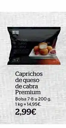 La Sirena Caprichos de queso de cabra premium oferta