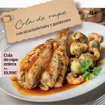 La Sirena Cola de rape entera oferta