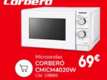 Conforama Microondas corberó cmicm4020w oferta